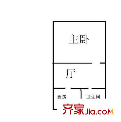 丹桂佳苑戶型圖戶型圖 1室2廳1衛(wèi)1廚