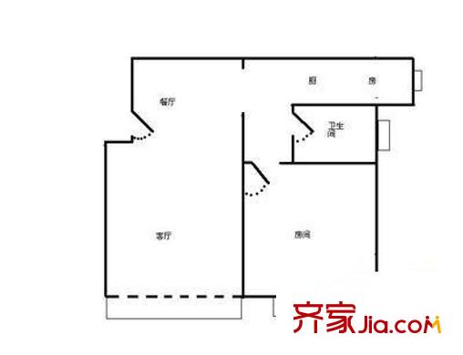 瑞和苑 1室 戶型圖