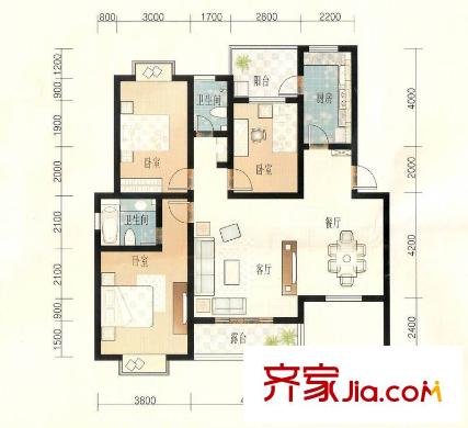 上海 水景豪園 戶型圖