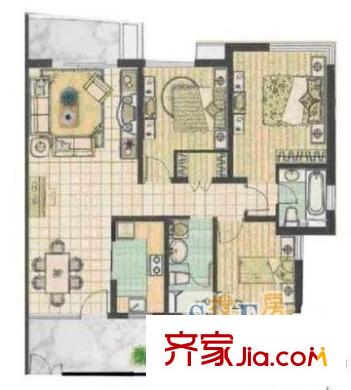 上海 新德佳苑 戶型圖