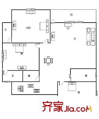 岳阳路77弄小区户型图上海 岳阳路77弄 户型图 3室2厅2卫1厨