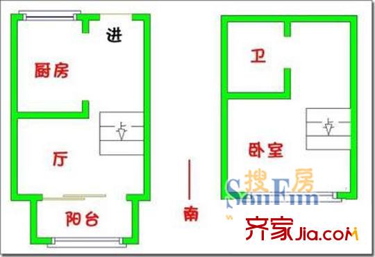 上海 邻里苑 户型图