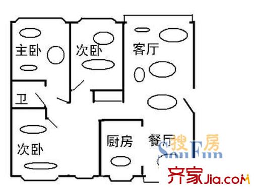 上海 邻里苑 户型图