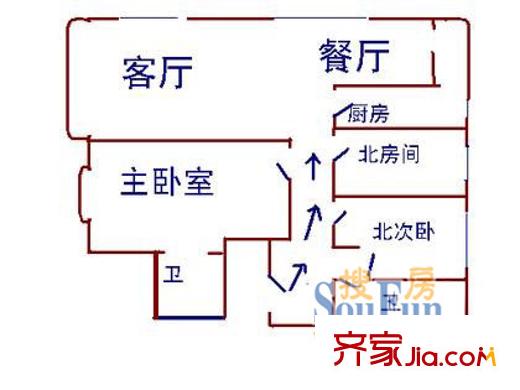 上海 邻里苑 户型图