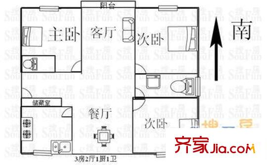上海 萬馨佳園 戶型圖