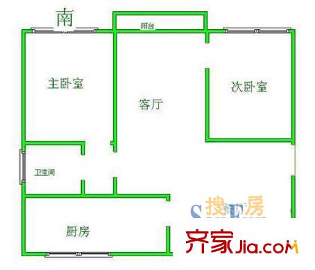 上海 東方匯景苑 戶型圖