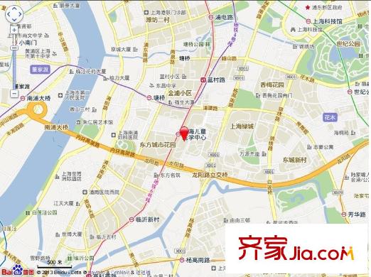 東方匯景苑交通圖