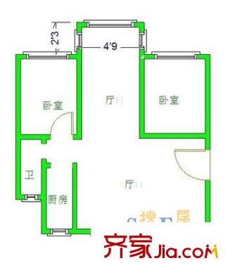 上海 錦繡匯麗苑 戶型圖