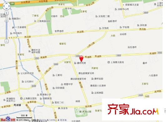 康橋月苑交通圖