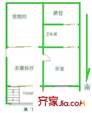 浦江智汇园 3室 户型图