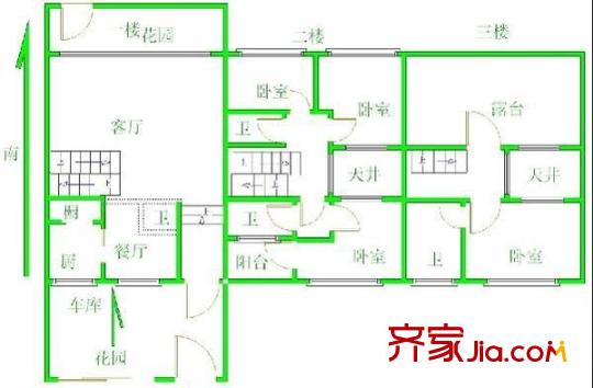 浦江智汇园 4室 户型图