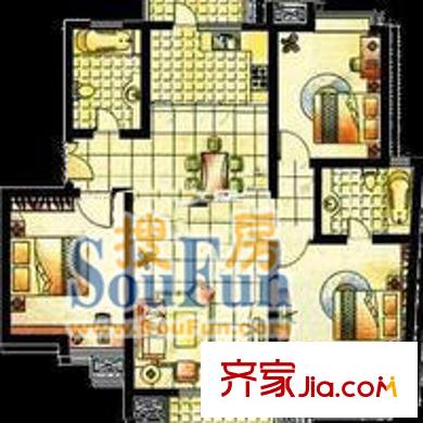 聯(lián)洋花園 戶型圖
