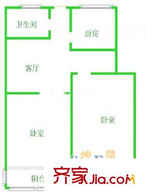 上海 羅山六村 戶型圖