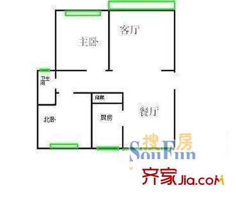 上海 羅山六村 戶型圖