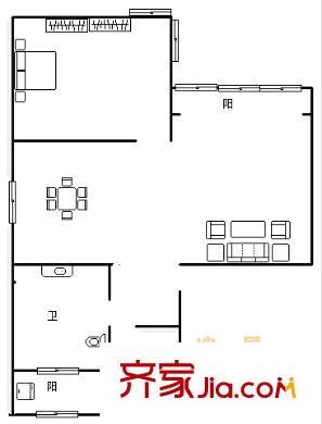 上海 健安坊 户型图