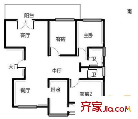 上海 冠生園東方佳苑 戶型圖