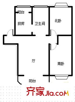 上海 冠生園東方佳苑 戶型圖