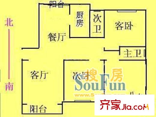 上海 名仕世家花苑 户型图