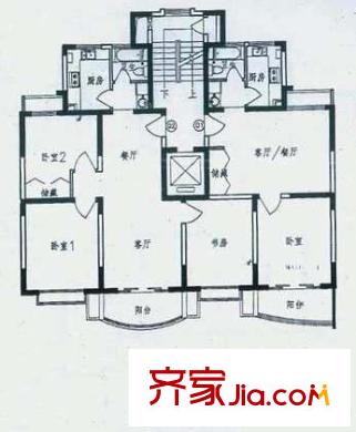上海 東方晶華園 戶型圖