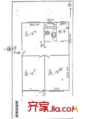 梅花路768弄小區(qū) 4室 戶型圖