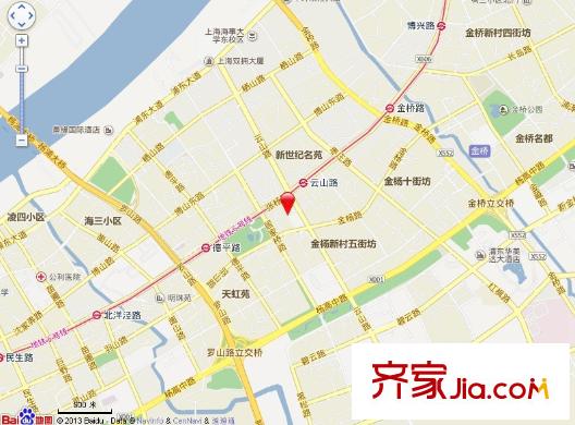 陸家嘴新景園交通圖