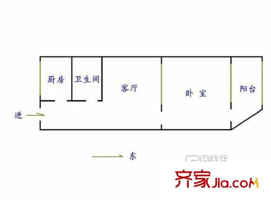 昌里眾盛苑戶型圖戶型圖 1室1廳1衛(wèi)1廚