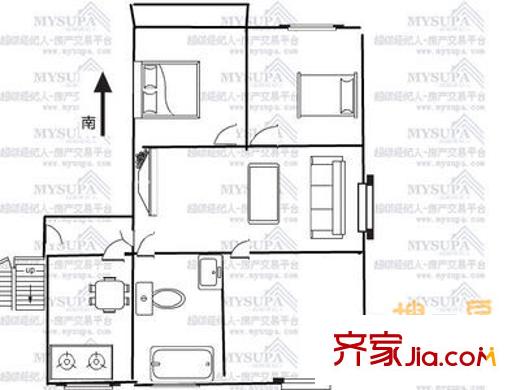 上海 昌里眾盛苑 戶型圖