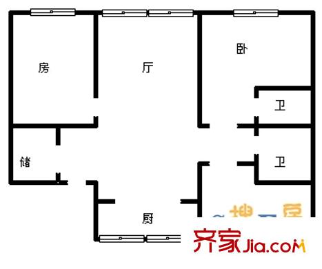 上海 陸家嘴新景園(云山路1039弄) 戶型圖