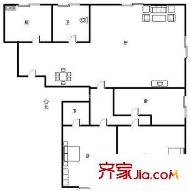 上海 陸家嘴新景園(云山路1039弄) 戶型圖