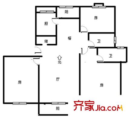 上海 陸家嘴新景園(云山路1039弄) 戶型圖