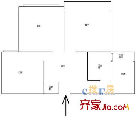 上海 昌里眾盛苑 戶型圖