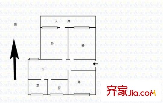 富特三村 0室 戶型圖