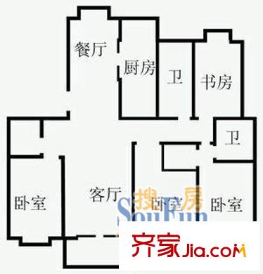 上海 恒大星級公寓 戶型圖