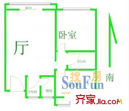 上海 恒大星級(jí)公寓 戶型圖