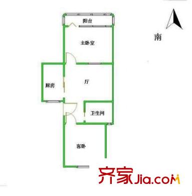 上海 航华三村三街坊 户型图