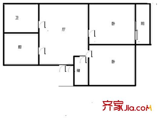 古美西路316弄小区户型图上海 古美西路316弄 户型图 2室1厅1卫1厨