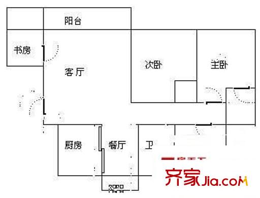 金橋愛建園 0室 戶型圖