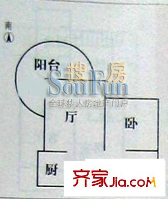 上海 碧云108(金橋酒店公寓) 戶型圖