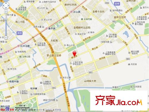金橋愛(ài)建園交通圖