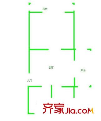 学院新村户型图户型图 1室1厅1卫1厨