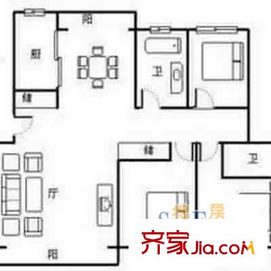上海 华苑大厦 户型图