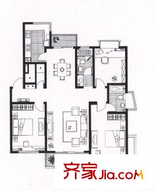 上海 悉尼陽(yáng)光 戶型圖