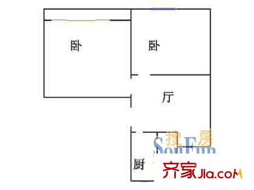 上海 川沙公寓 戶型圖