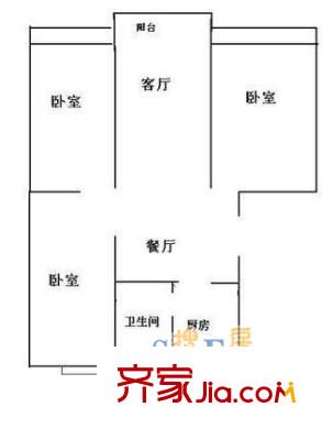 上海 绿洲公寓 户型图