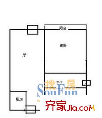上海 绿梅三村 户型图