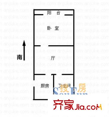 上海 莘松五村 户型图