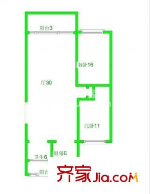 上海 羅山四村 戶型圖