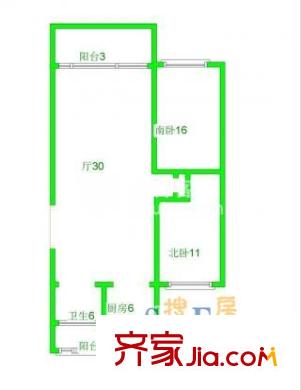 上海羅山四村戶型圖