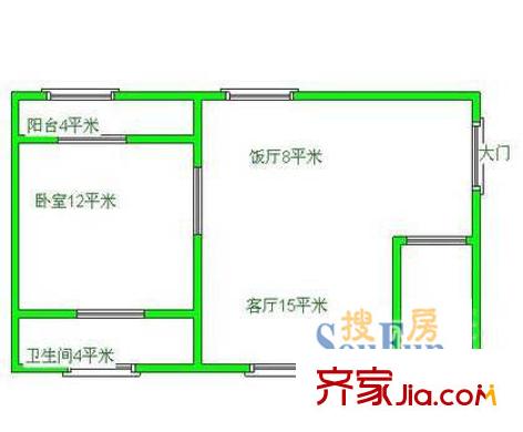 上海 青之杰花园 户型图