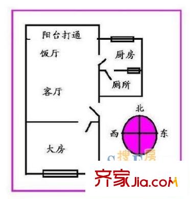 上海 乳山三村 戶型圖